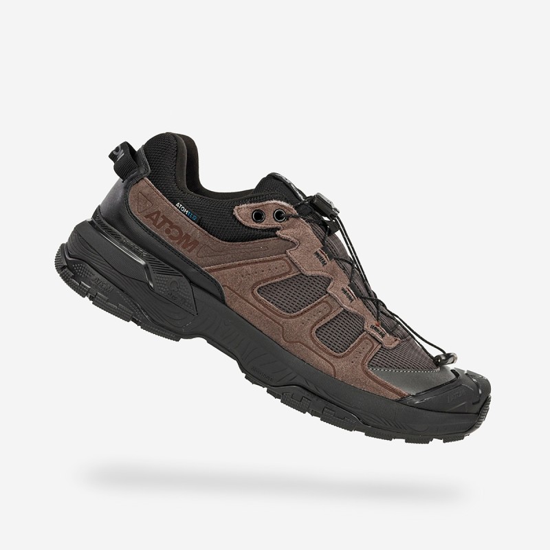 Waterproof Trekking Shoes Hard-Rally Mountain Tex AT192 Grey