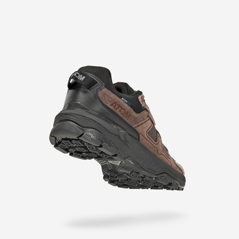 Waterproof Trekking Shoes Hard-Rally Mountain Tex AT192 Grey