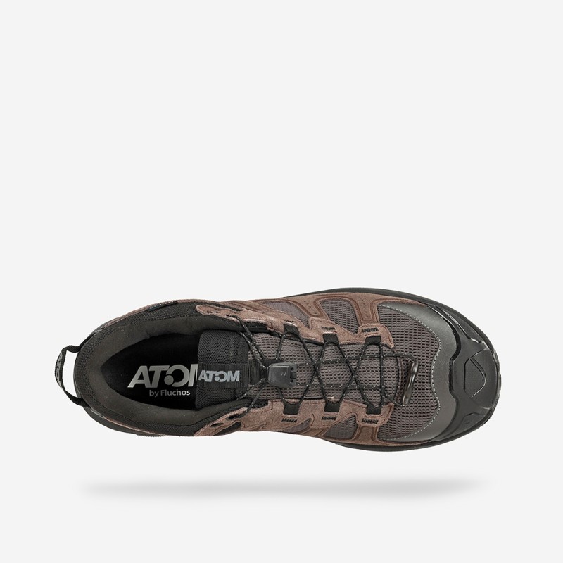 Waterproof Trekking Shoes Hard-Rally Mountain Tex AT192 Grey