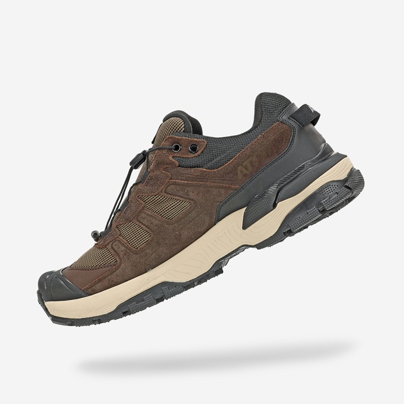Waterproof Trekking Shoes Hard-Rally Mountain Tex AT192 Brown