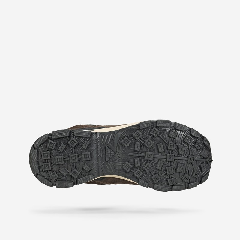 Waterproof Trekking Shoes Hard-Rally Mountain Tex AT192 Brown