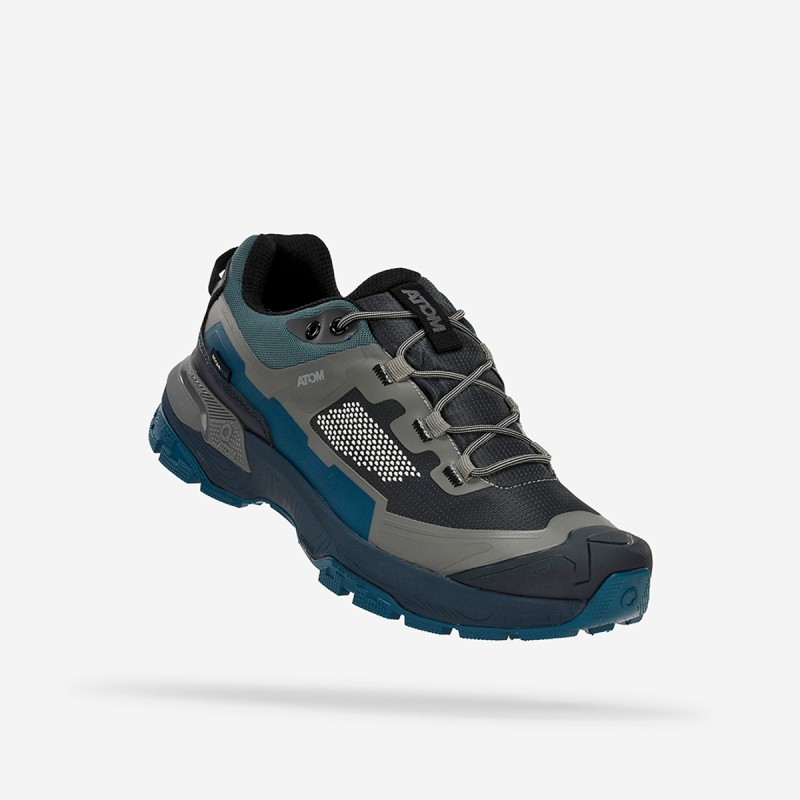 Waterproof Trekking Shoes Hard-Rally Explore Pro Tex AT193 Ocean