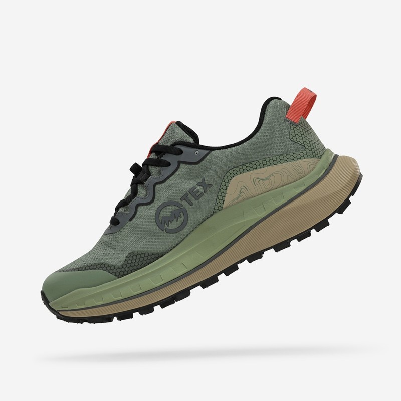 Waterproof Trail Running Shoe Terra Max AT190 Khaki