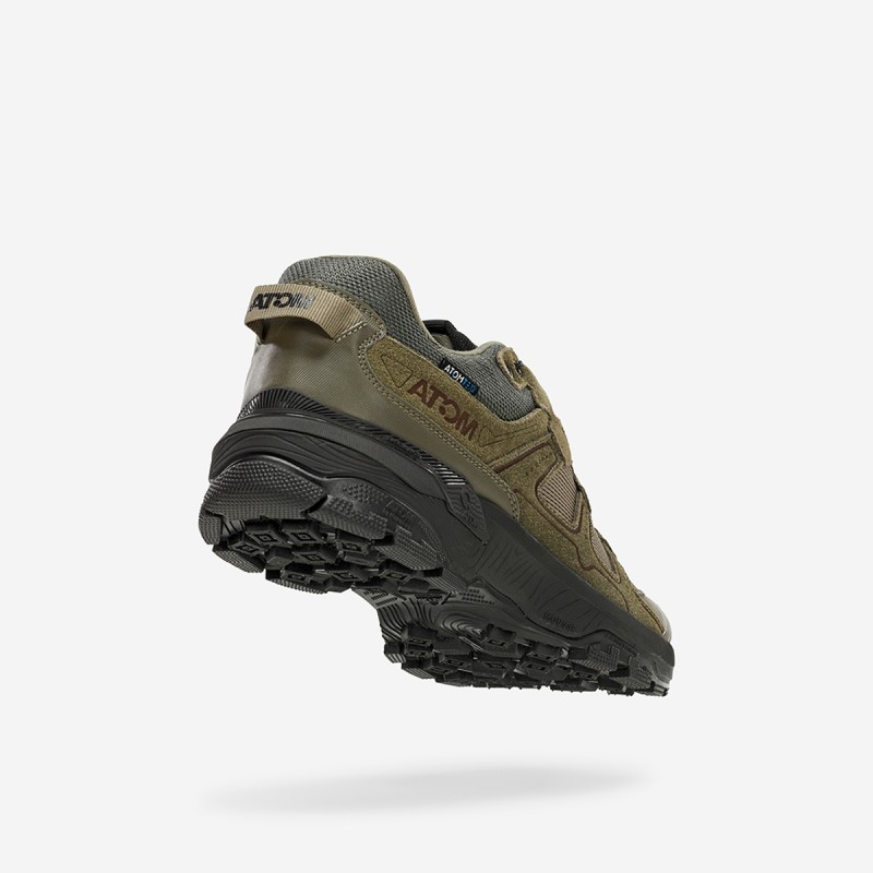 Waterproof Trekking Shoes Hard-Rally Mountain Tex AT192 Khaki